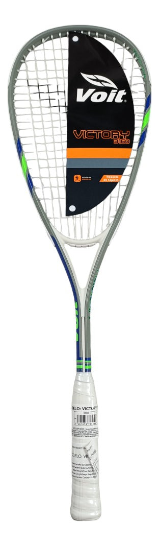 Raqueta De Squash Voit Victory Adulto Gris Grip 4