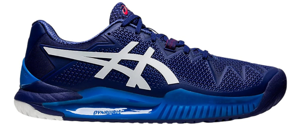 Tenis Asics Gel Resolution 8 Blue Para Tennis 5.5mx 7.5us