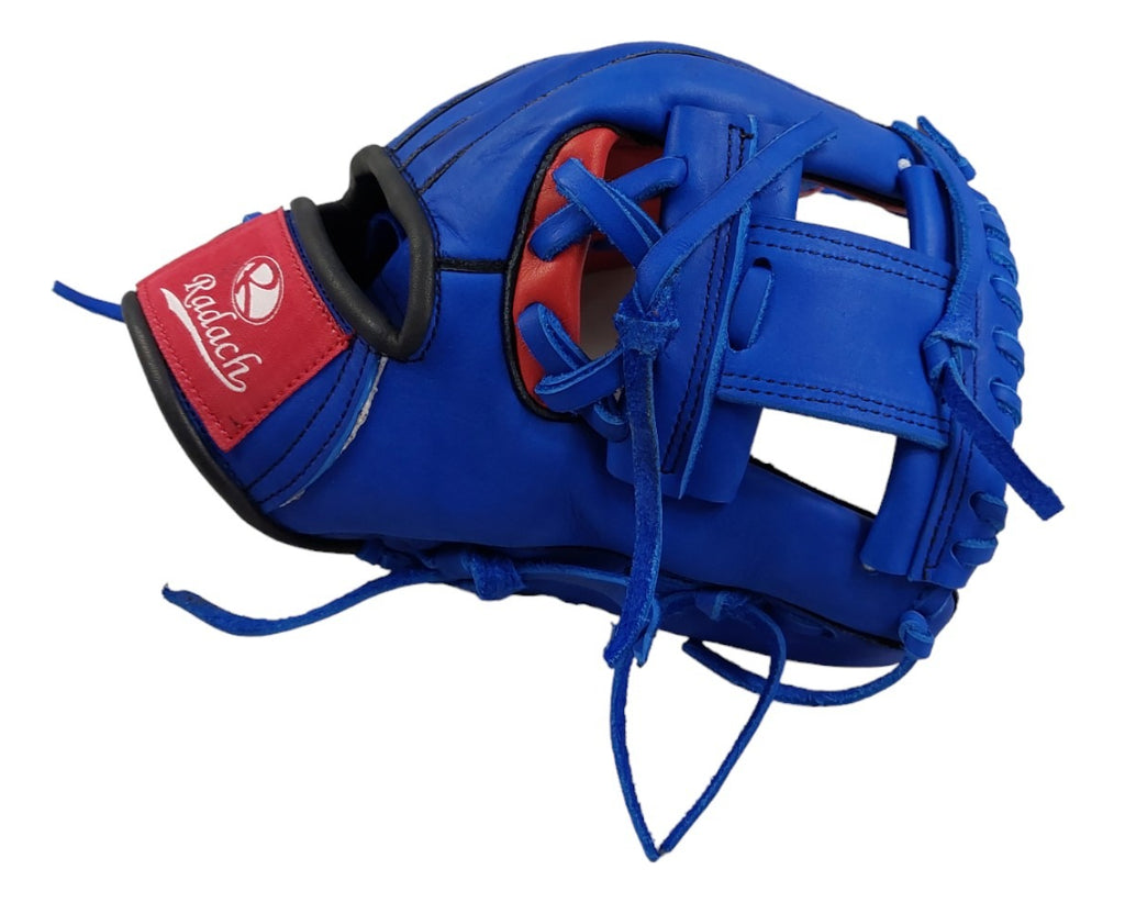 Guante De Beisbol Radach Pro Cuadro I 11.25in Azul Rojo