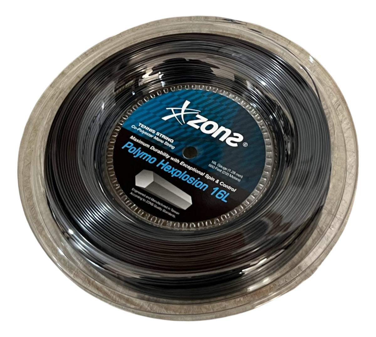 Rollo De Cuerda Zons Polymo Hexplosion Black 16l