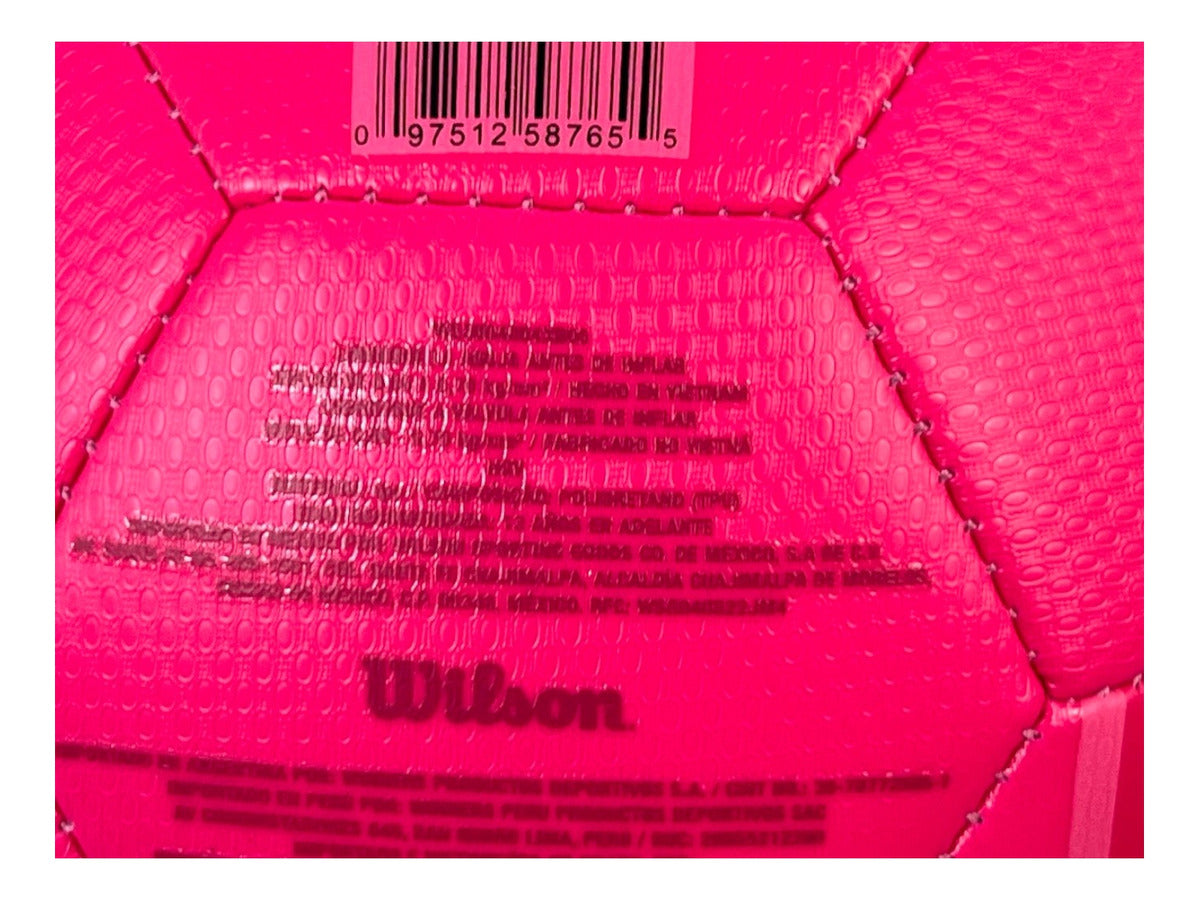 Balón De Futbol Wilson Vantage Ncaa Rosa #5