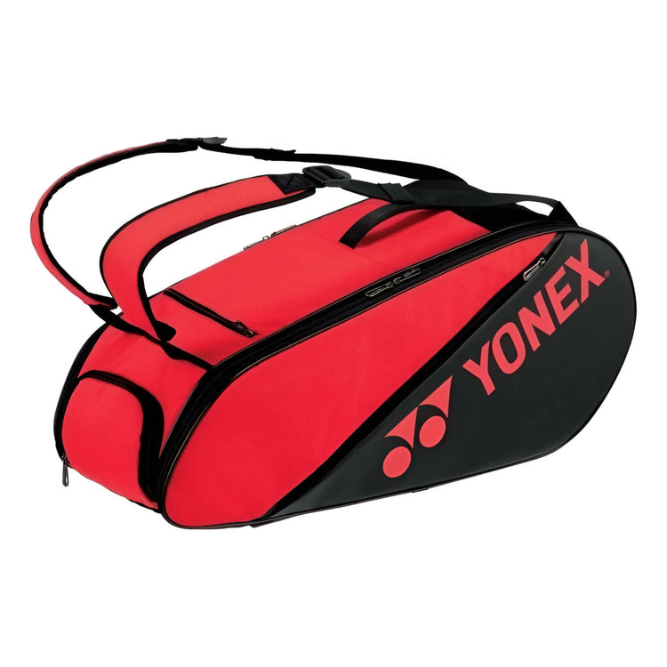 Raquetero Yonex Active 6r Black Red 2021 Tennis Badminton