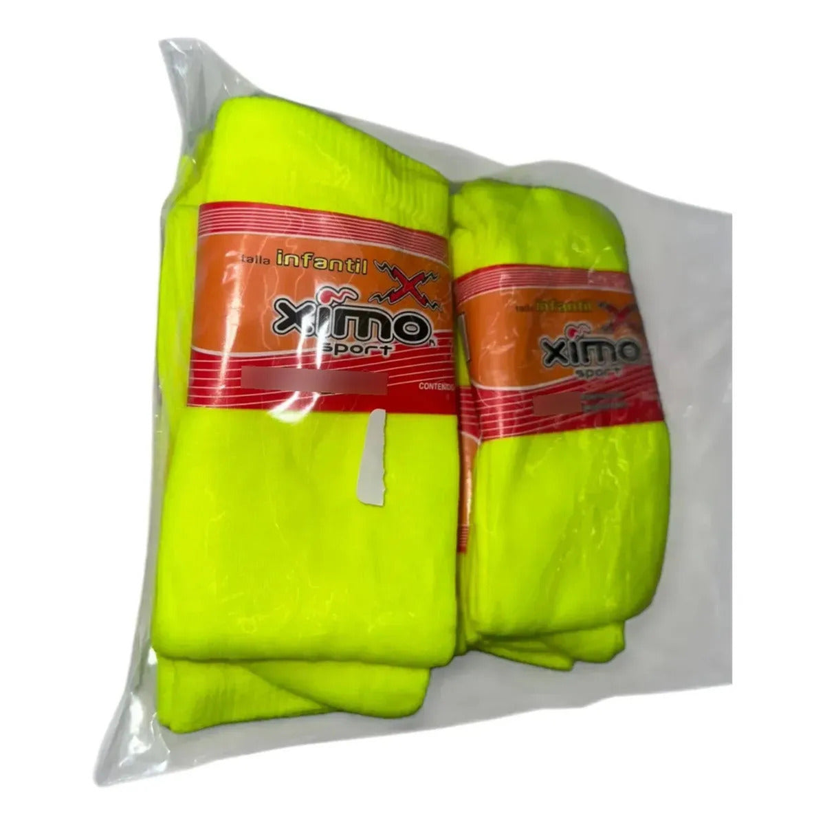 Pack 6 Pares Medias Deportivas Infantiles 7-9 Beisbol Neon Neon Infantil