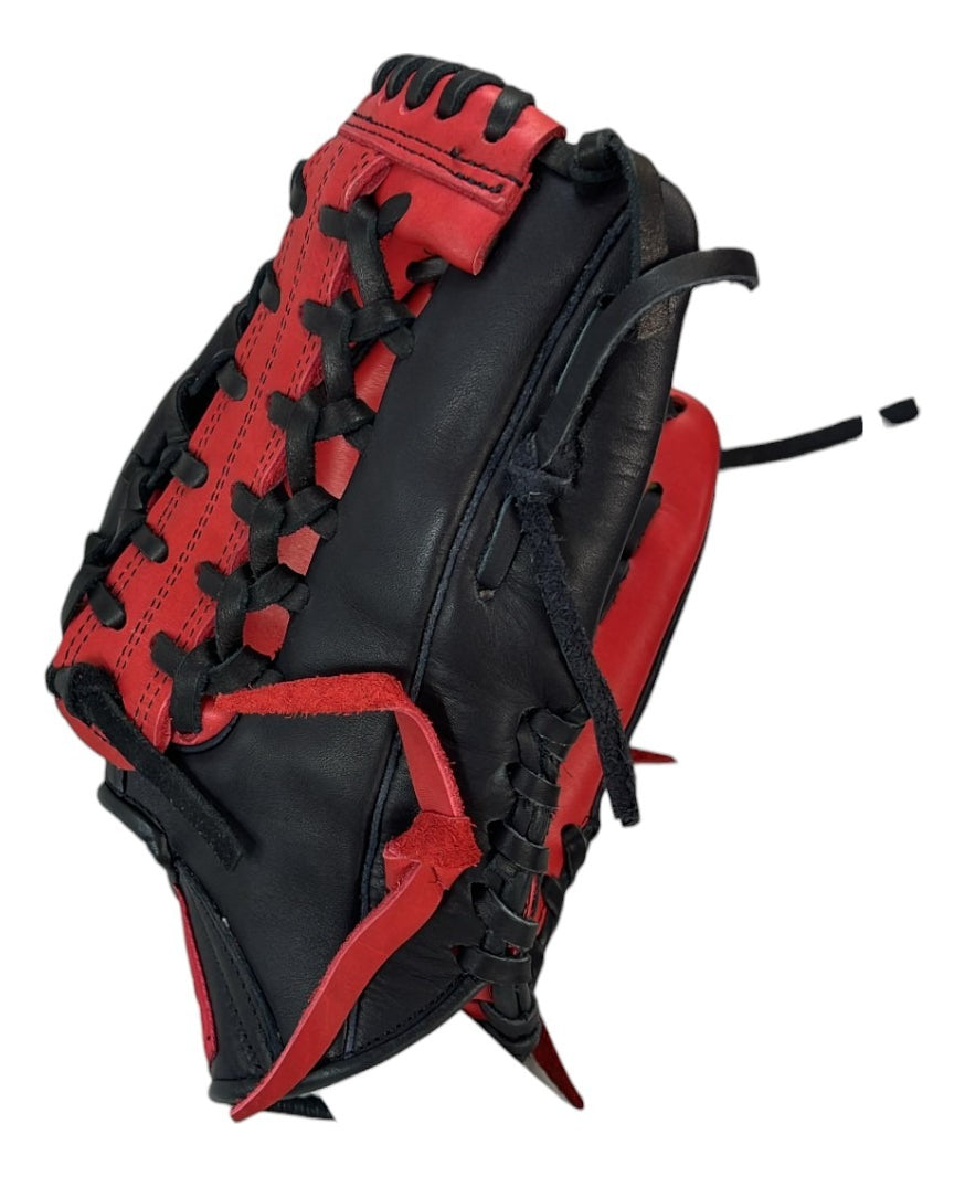 Guante De Beisbol Radach Pro Fielder K 12.75in Negro Rojo