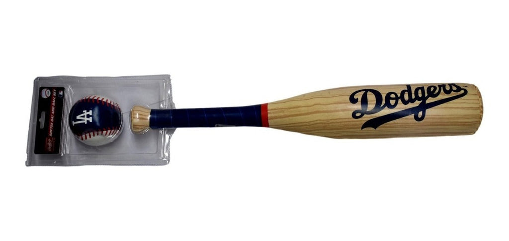 Bat Rawlings De Juguete Con Pelota Los Dodgers