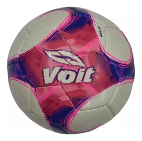 Balón De Fútbol No. 2 Voit Bliss Pack Naranja Y Rosa
