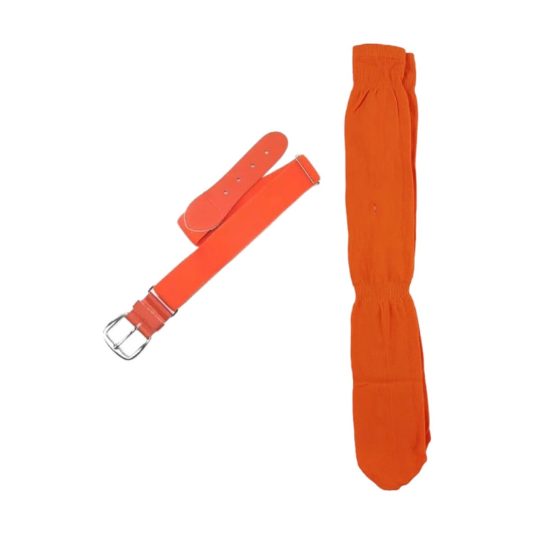 Media Y Cinto Para Béisbol Color Naranja Adulto