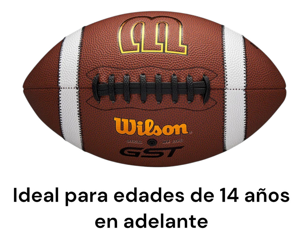 Balón De Futbol Americano Wilson Gst Speedskin Oficial