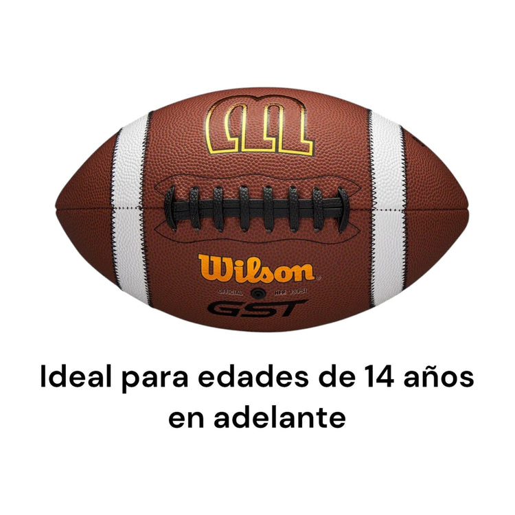 Balón De Futbol Americano Wilson Gst Speedskin Oficial