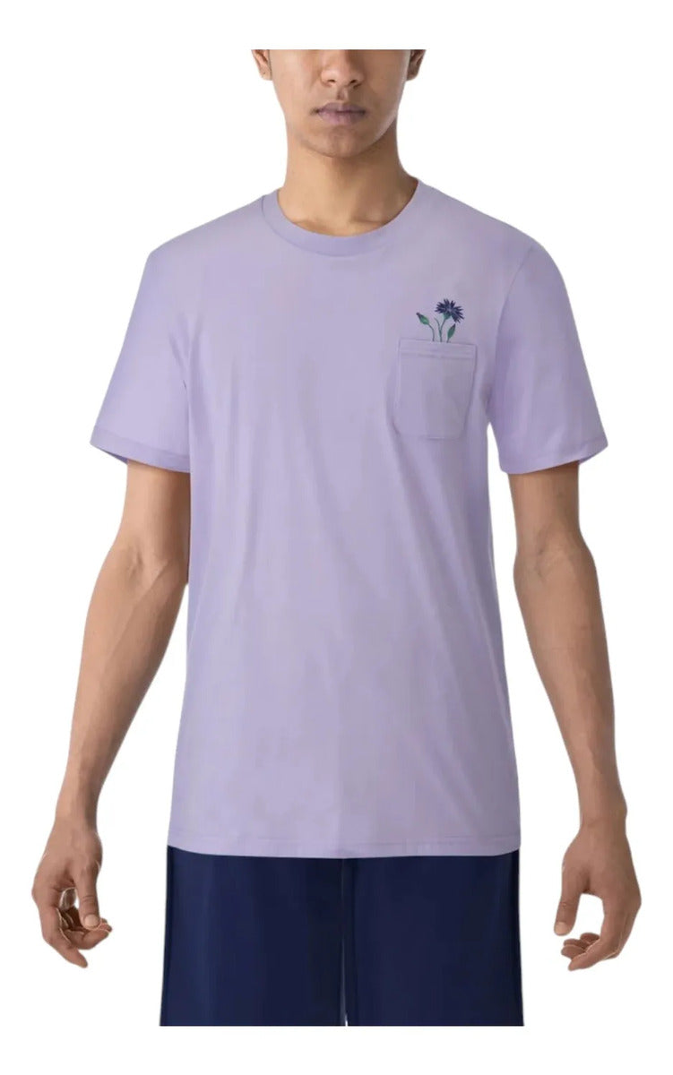 Playera Yonex 16624ex Mist Purple Algodon Tenis Padel