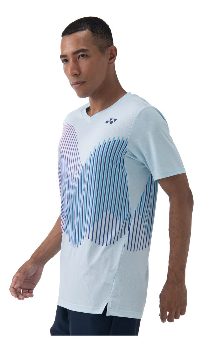 Playera Yonex Mens Crew Neck 10562 Crystal Blue Radach Sport