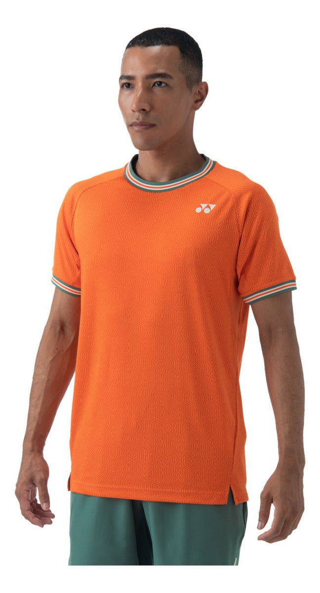 Playera Yonex Mens Crew Neck 10560ex Orange Grande
