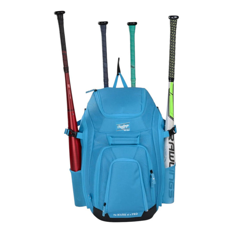 Backpack De Béisbol Rawlings Legion 2 Players Columbia Blue