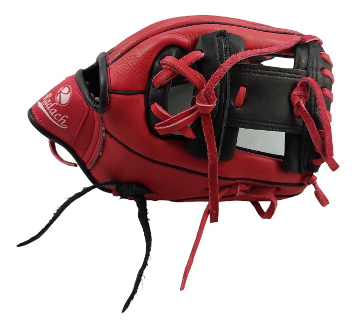 Guante De Béisbol Radach Pro Cuadro 11.5in Rojo/negro