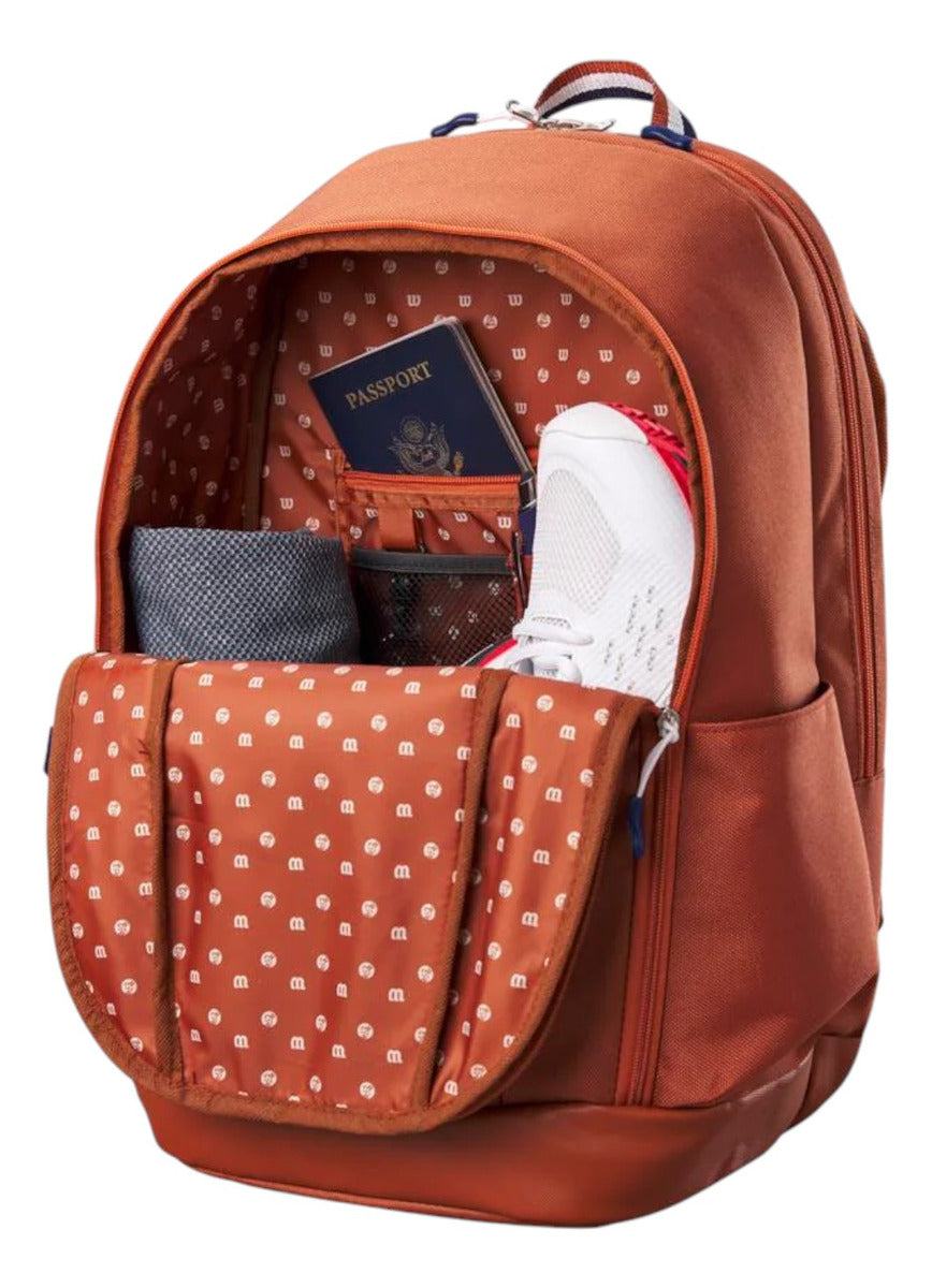 Backpack Wilson Team Roland Garros 2023 Para 2 Raquetas