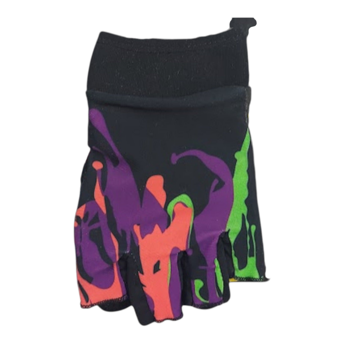 Guantes de gimnasio Radach Sports para dama en piel genuina con diseño multicolor de salpicaduras y ajuste cómodo