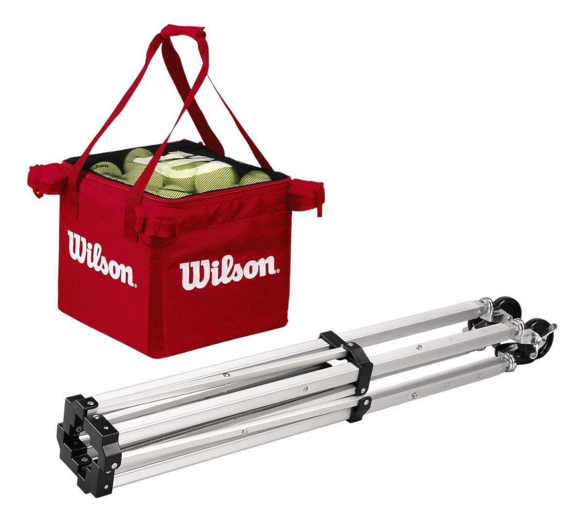 Carrito Canasto Wilson Para 150 Pelotas De Tenis O Padel
