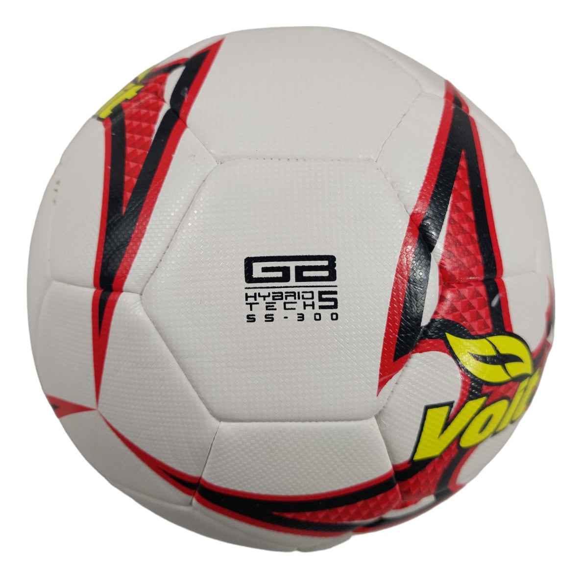 2- Pack Balón Voit Shuriken Hibrido N° 5 Color Blanco/rojo