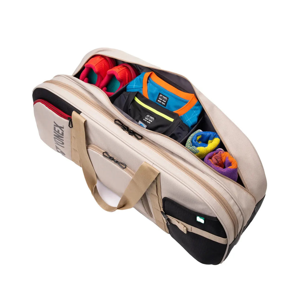 Maleta Yonex Raquetas Gearlogic Tournament Bag Beige