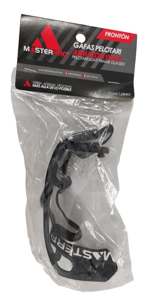 Lentes Goggles Protectores Máster Pro Frontenis Negros