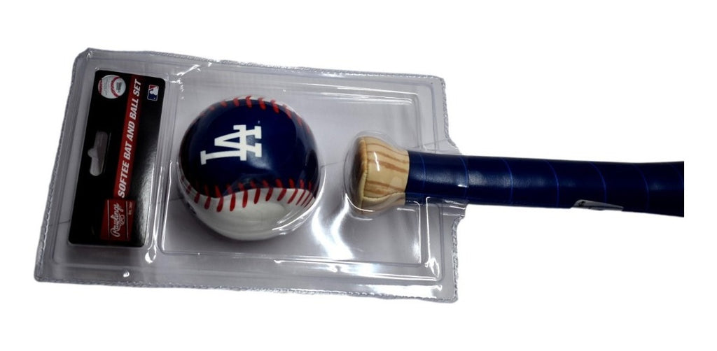 Bat Rawlings De Juguete Con Pelota Los Dodgers