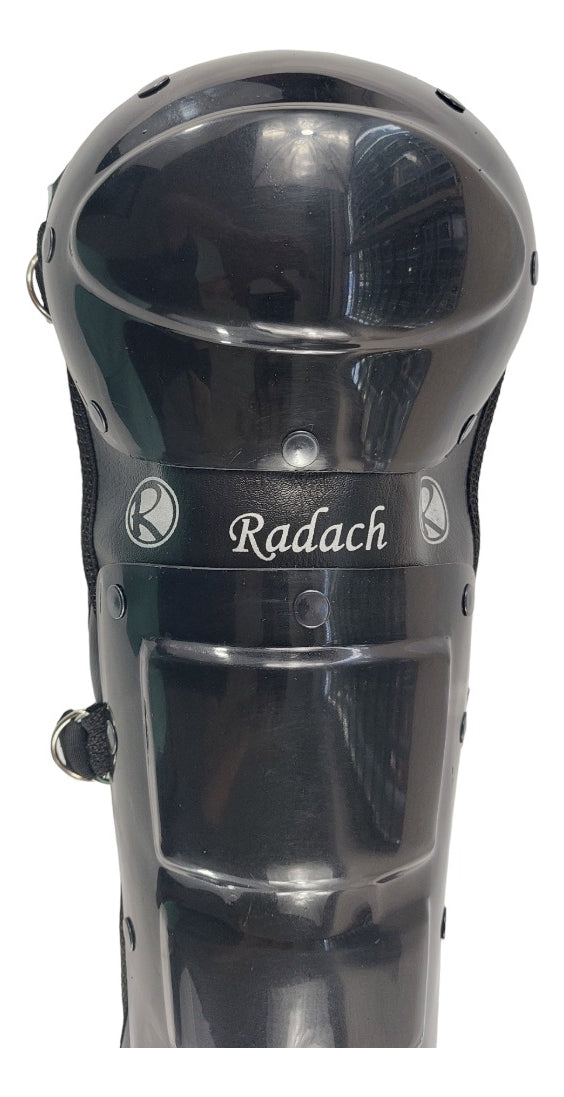 Espinilleras De Béisbol Infantil Color Negro Radach