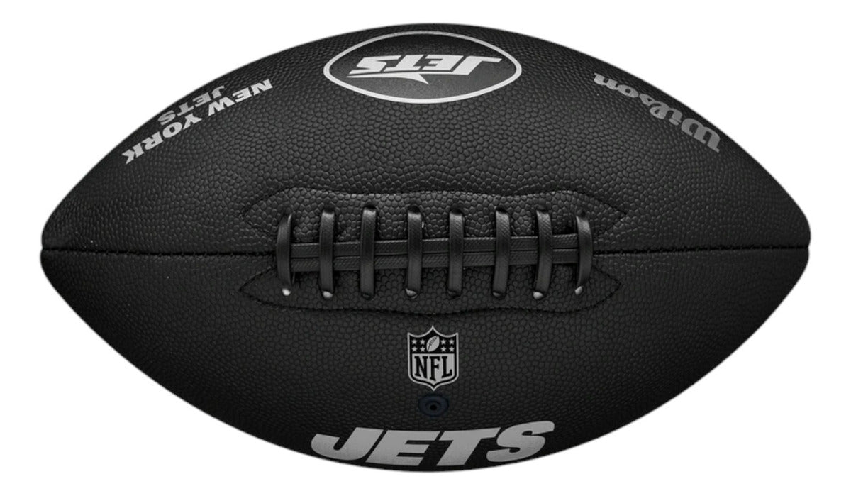 Balón De Futbol Americano Wilson Nfl Metallic Jets Msi