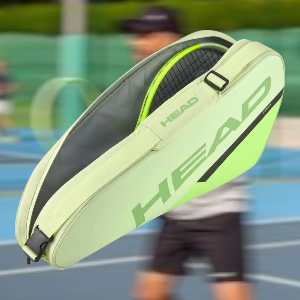 Raquetero Head Tour Racquet Bag S Extreme Verde Para 3 Raq