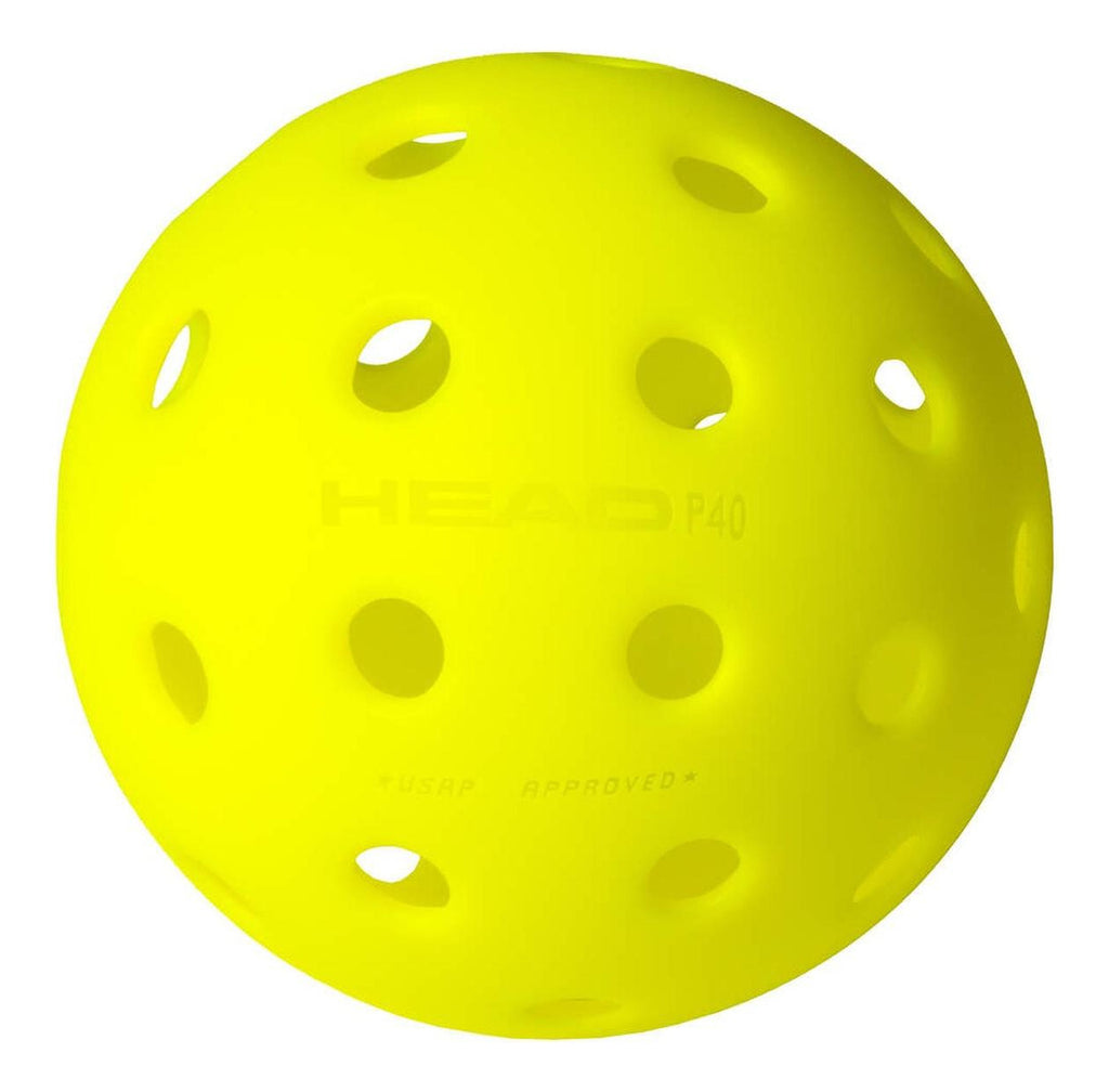 Pelotas Pickleball Head Pro 40 C/3 Amarilla Outdoor