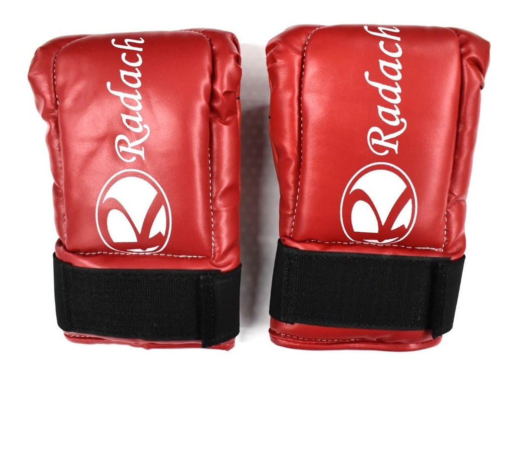 Guantaletas De Boxeo Radach En Vinil Con Muñequera Grandes R