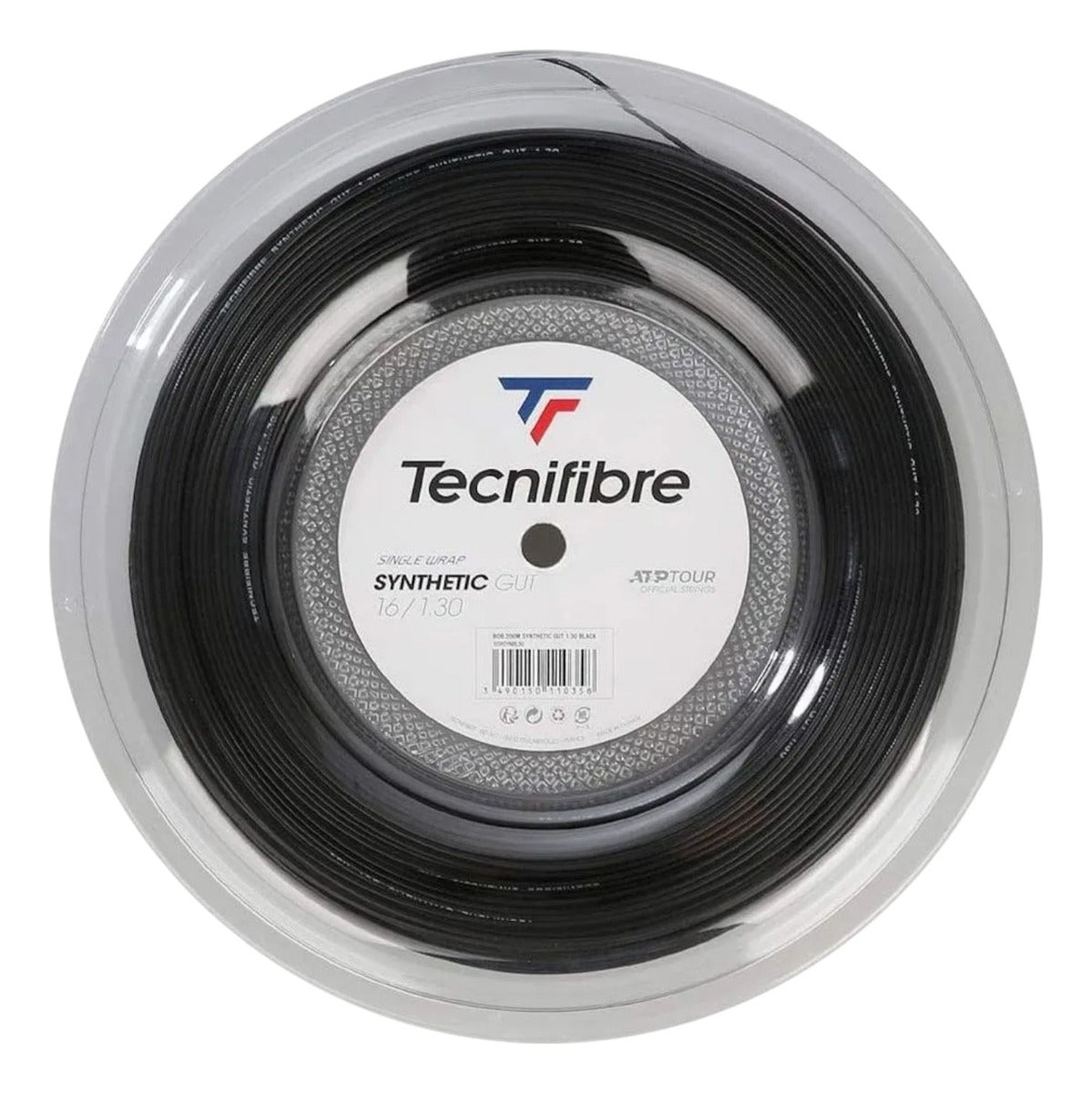 Rollo De Cuerda Tecnifibre Synthetic Gut 1.30mm Negro