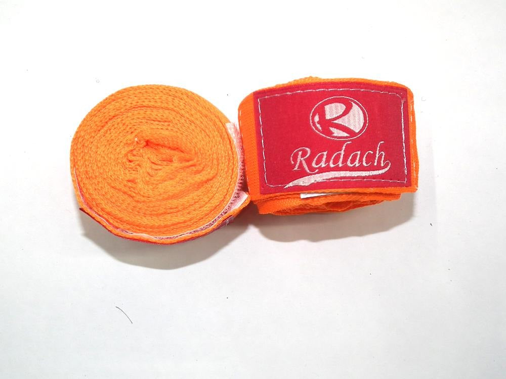 Vendas De Entrenamiento Box Marciales En Tela Color Naranja