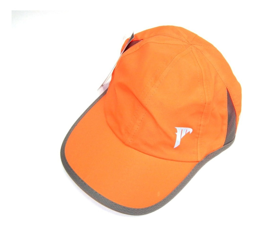 Gorra Mella Ultra Ligera Naranja Con Gris Logo Reflejante