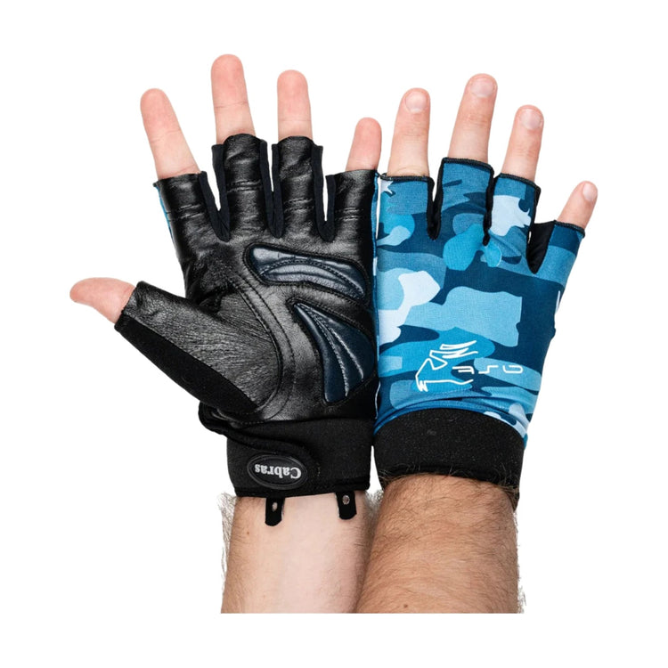 Guantes Para Gym Cabras Lightfit Azul Grande