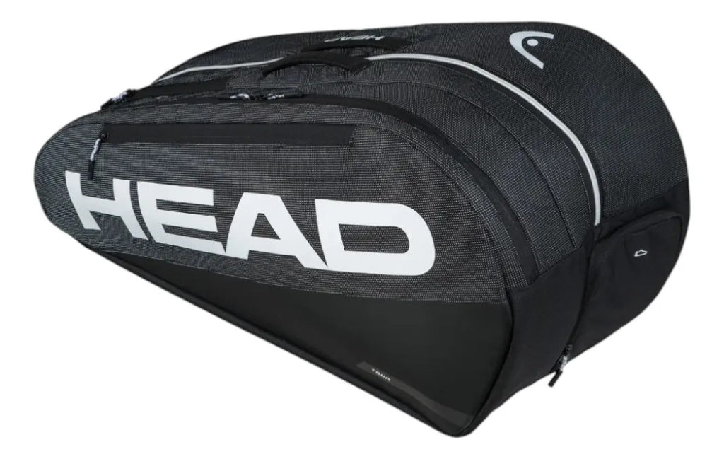 Raquetero Head Tour Bolsa De Tenis L Negro Para 9 Raq Cct+