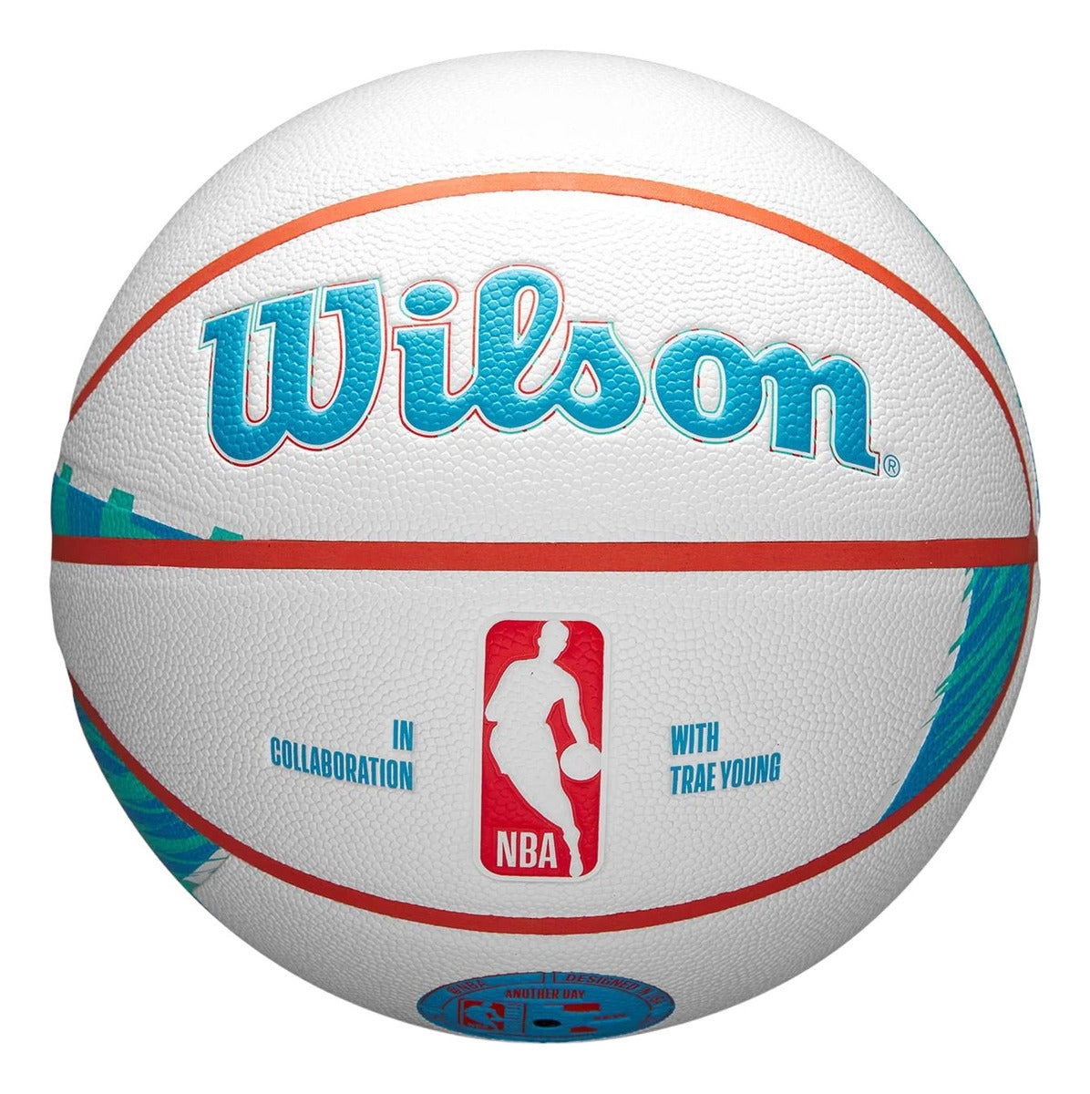 Balón De Basquetbol Wilson X Trae Young No. 7 Blanco