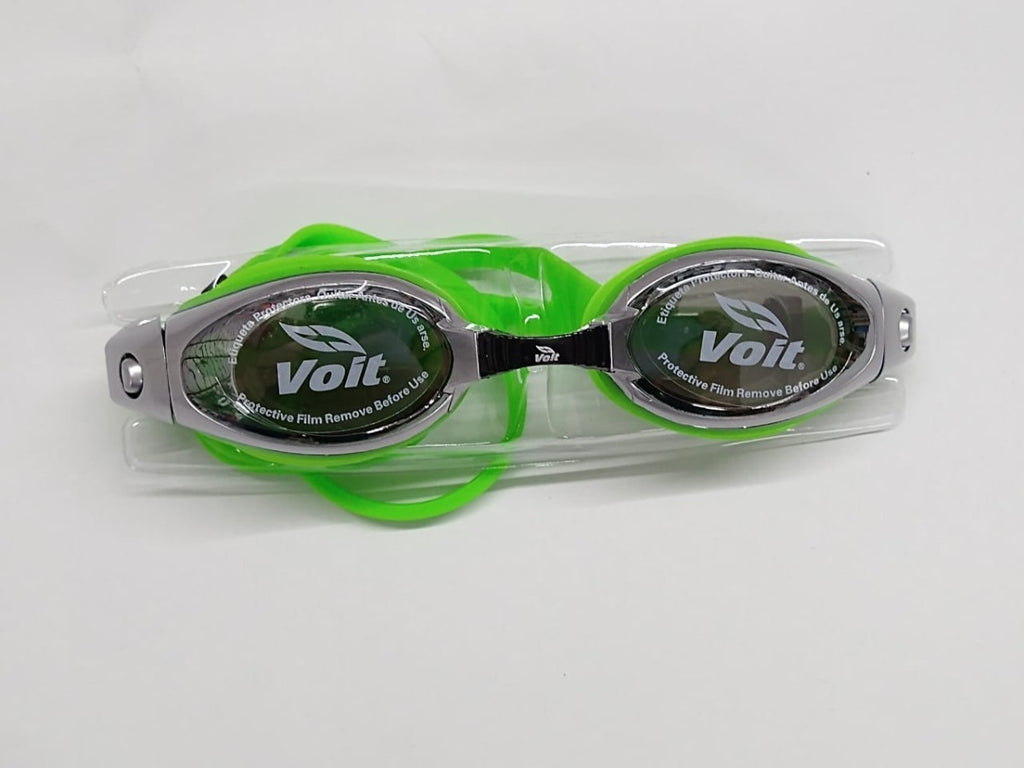 Goggles Voit Max Speed Plateado Verde  Natacion