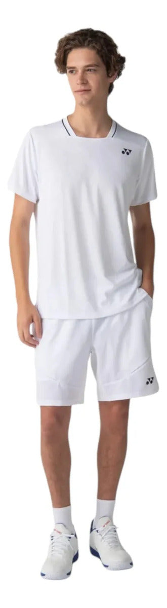 Short Yonex 15236yx Unisex Blanco Tenis Padel