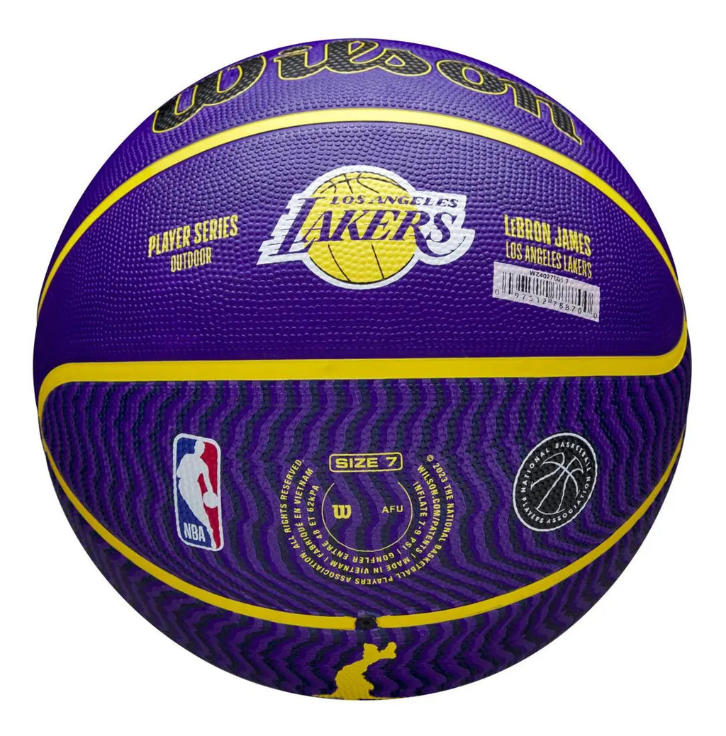 Balon Basquet Nba Player Lebron James Lakers #7 Wilson Morado
