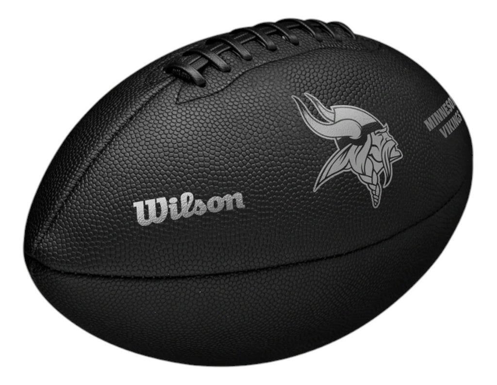 Balón De Futbol Americano Wilson Nfl Metallic Vikingos