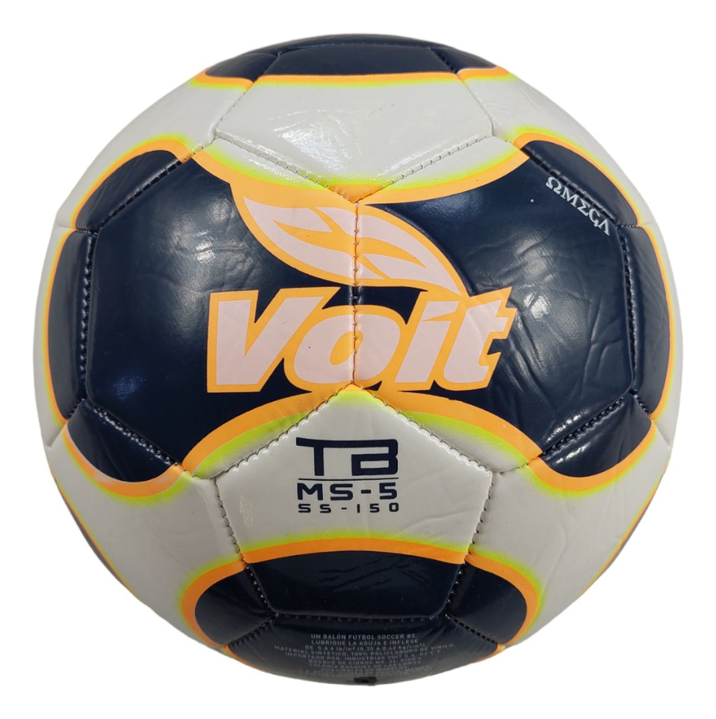 Balón Futbol #5 Omega Mix Voit Ss23 Marino Con Blanco