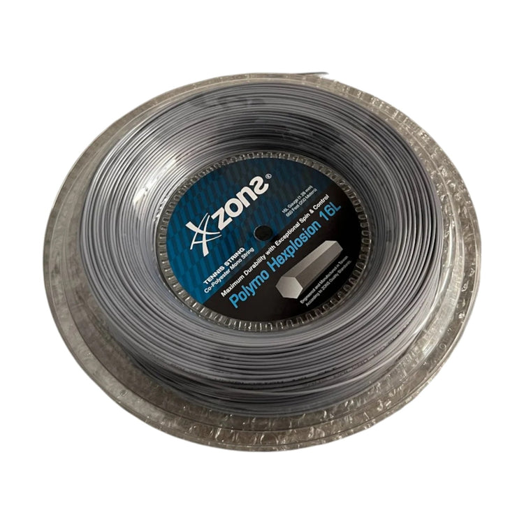 Rollo De Cuerda Zons Polymo Hexplosion Plateado 16l