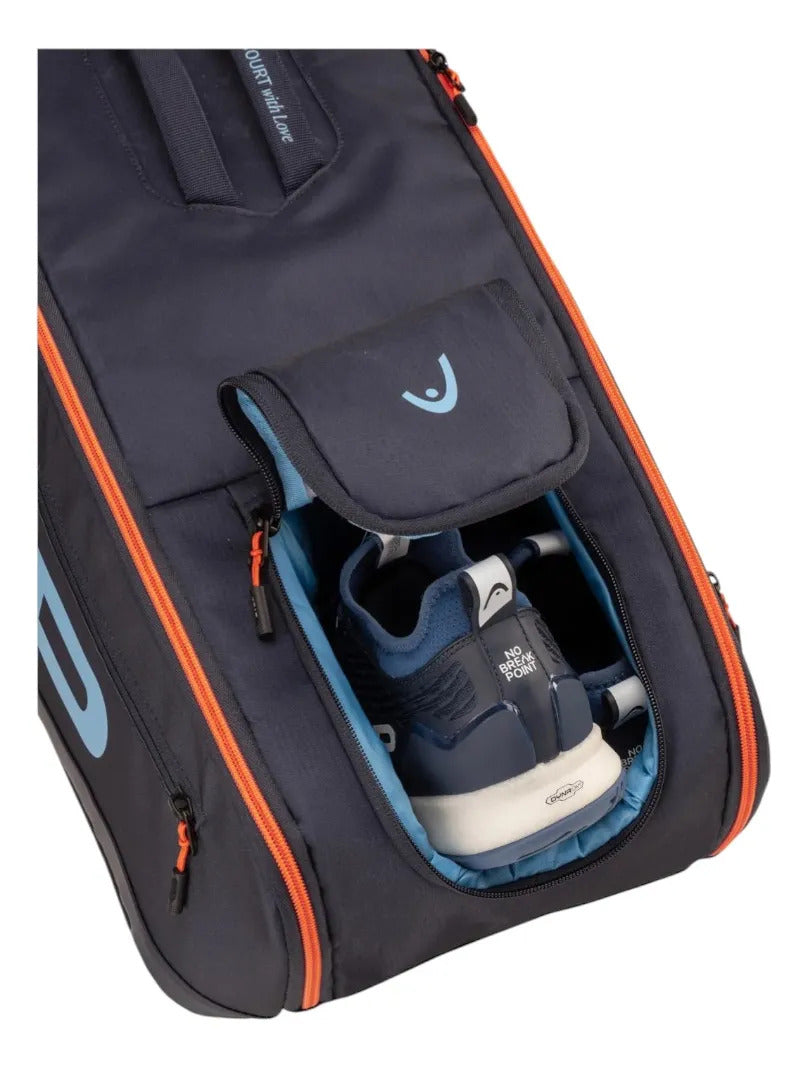 Raquetero Head Pro L Jannik Sinner Navy Para 9 Raq Tenis