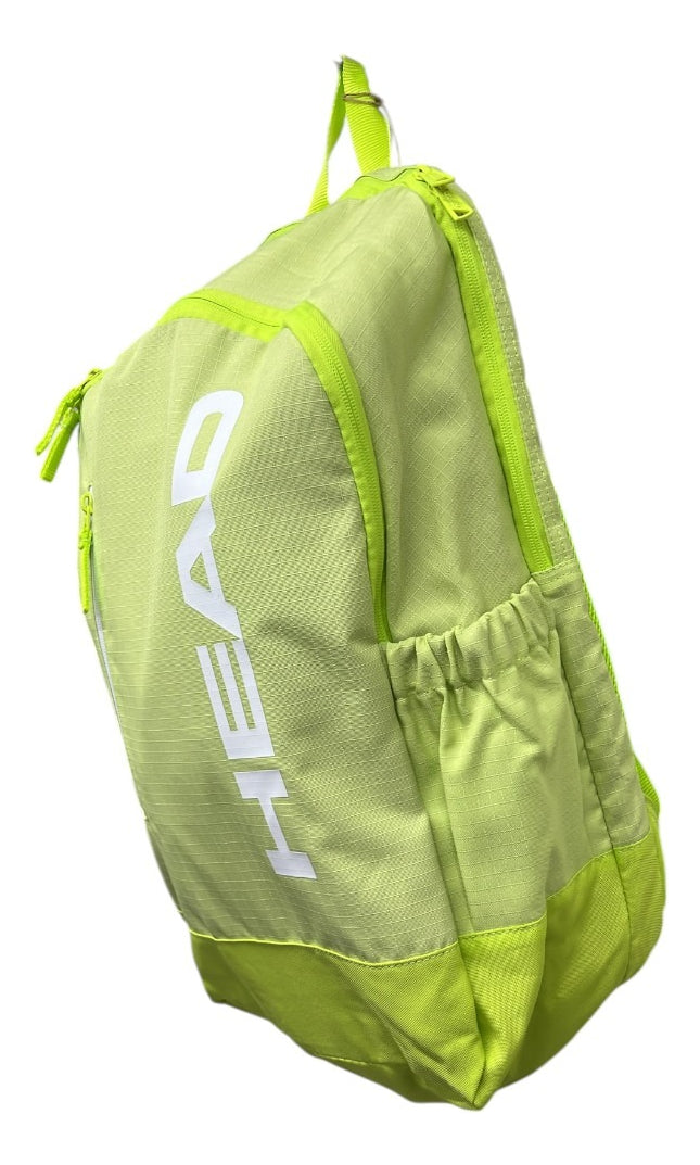 Mochila Head Base Backpack 17l Verde Limon Para 2 Raquetas