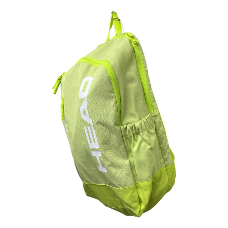 Mochila Head Base Backpack 17l Verde Limon Para 2 Raquetas
