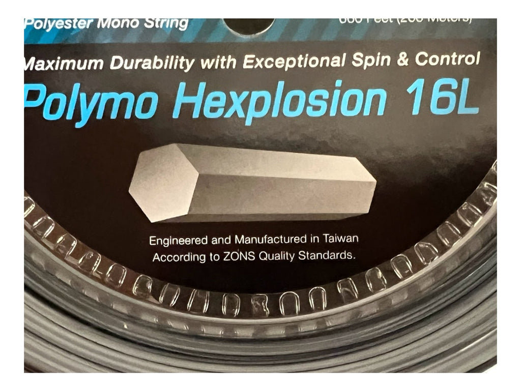 Rollo De Cuerda Zons Polymo Hexplosion Black 16l