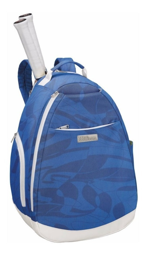 Back Pack Wilson Womens  Blue Print Para 2 Raquetas