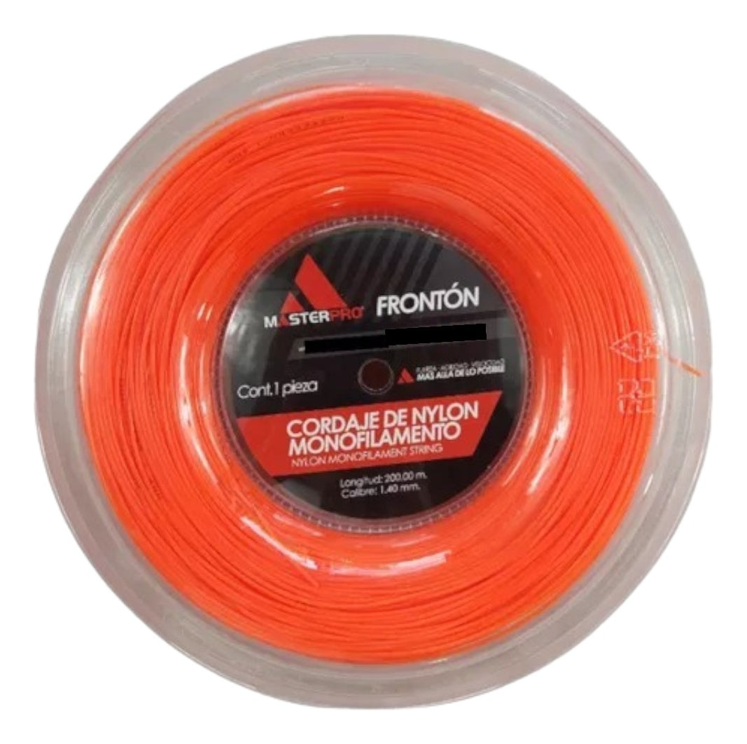 Cuerda Para Raqueta Nylon Master Pro Naranja 200mts