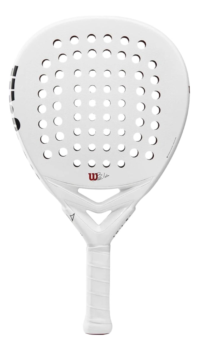 Pala De Pádel Raqueta Wilson Bela Lt V2 Paddle Color Blanco
