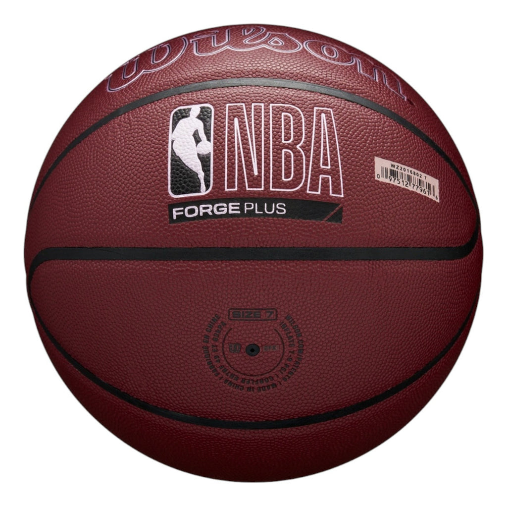 Balón De Basquetbol Wilson Nba Forge Plus #7 Maroon